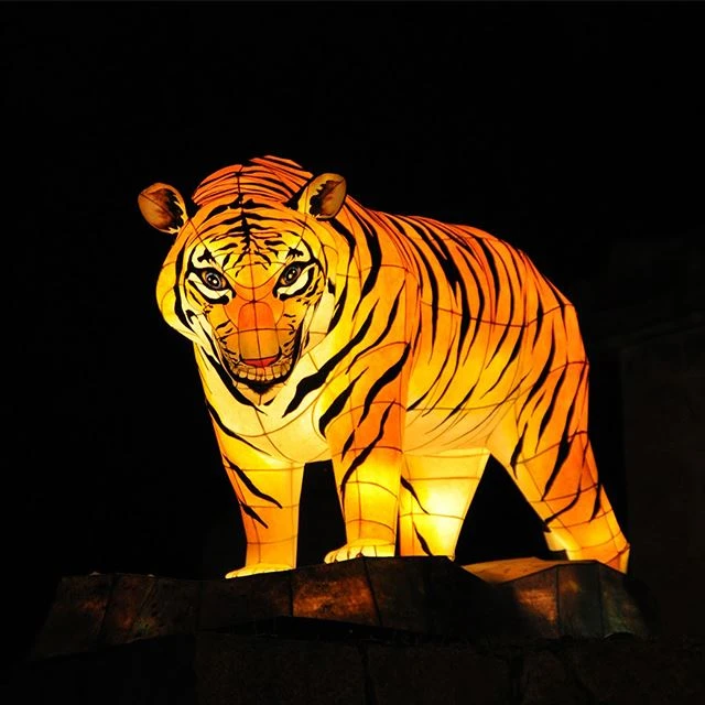 Decoração de lanterna de festival LED estilo chinês